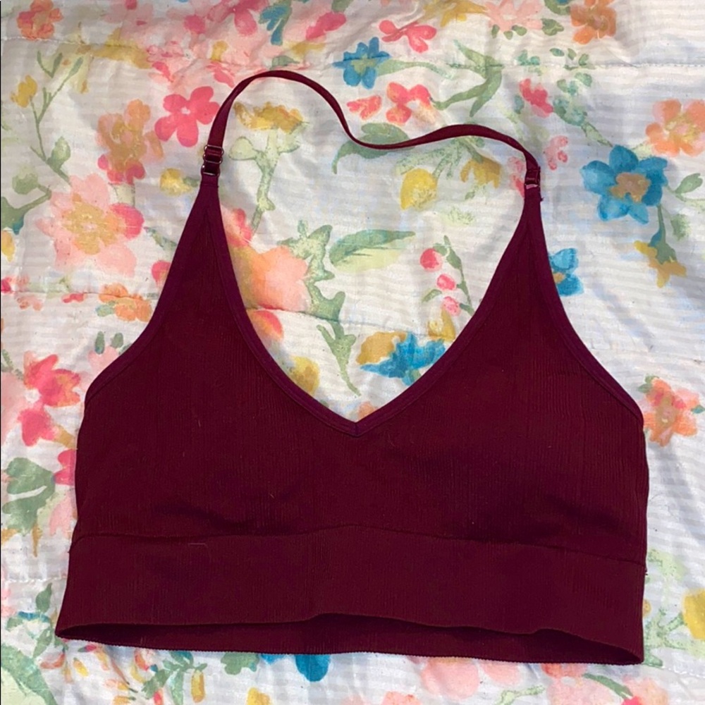 Halter lightly padded bralette